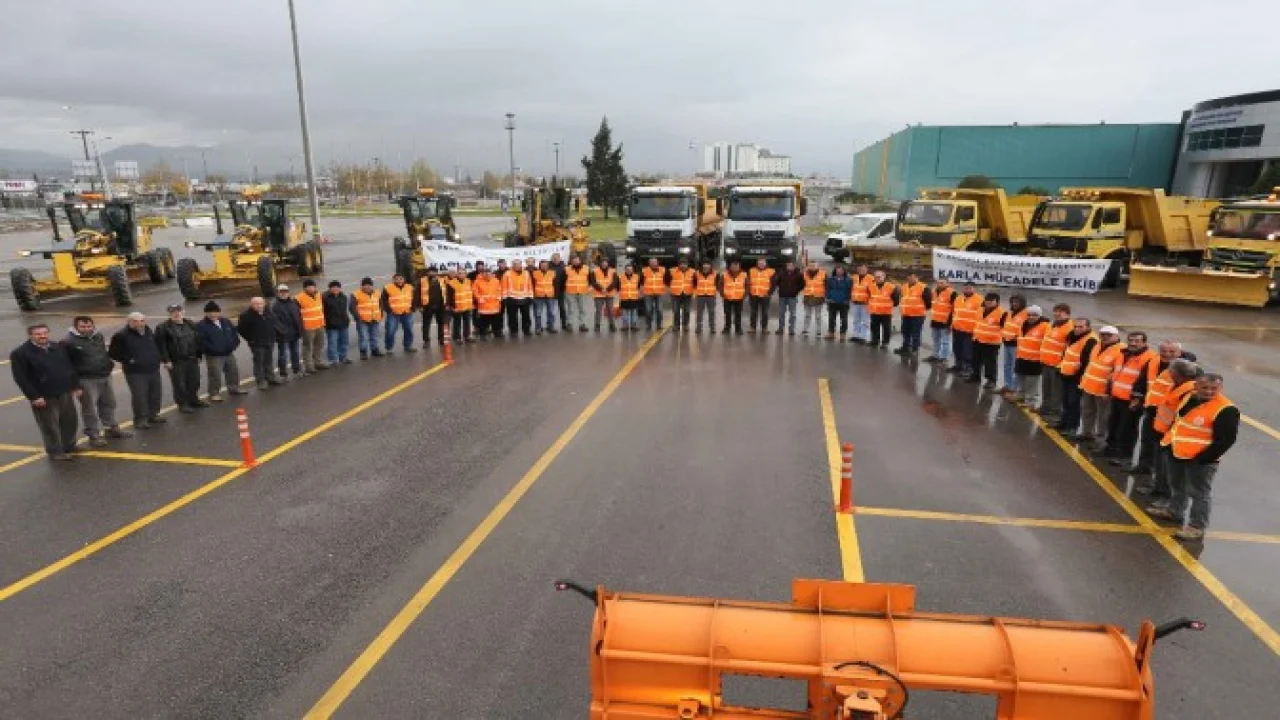 Kar Yağışı Başladı Büyükşehir Teyakkuzda