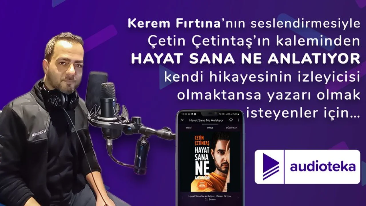 "Hayat Sana Ne Anlatıyor" kitabına Kerem Fırtına ses verdi