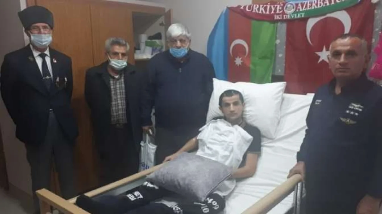 İgd'den Azeri Gazilere Moral Ziyareti