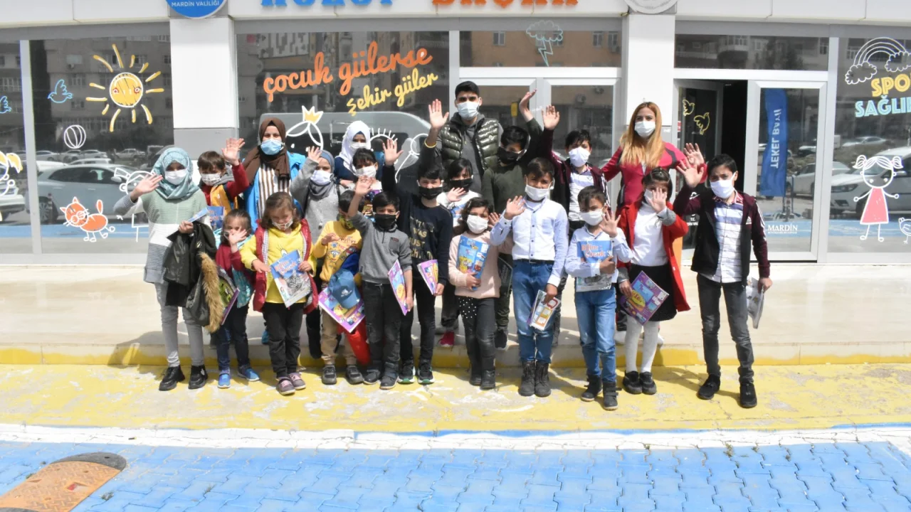 Mardin'de Suriyeli öğrenciler gönüllerince eğlendiler