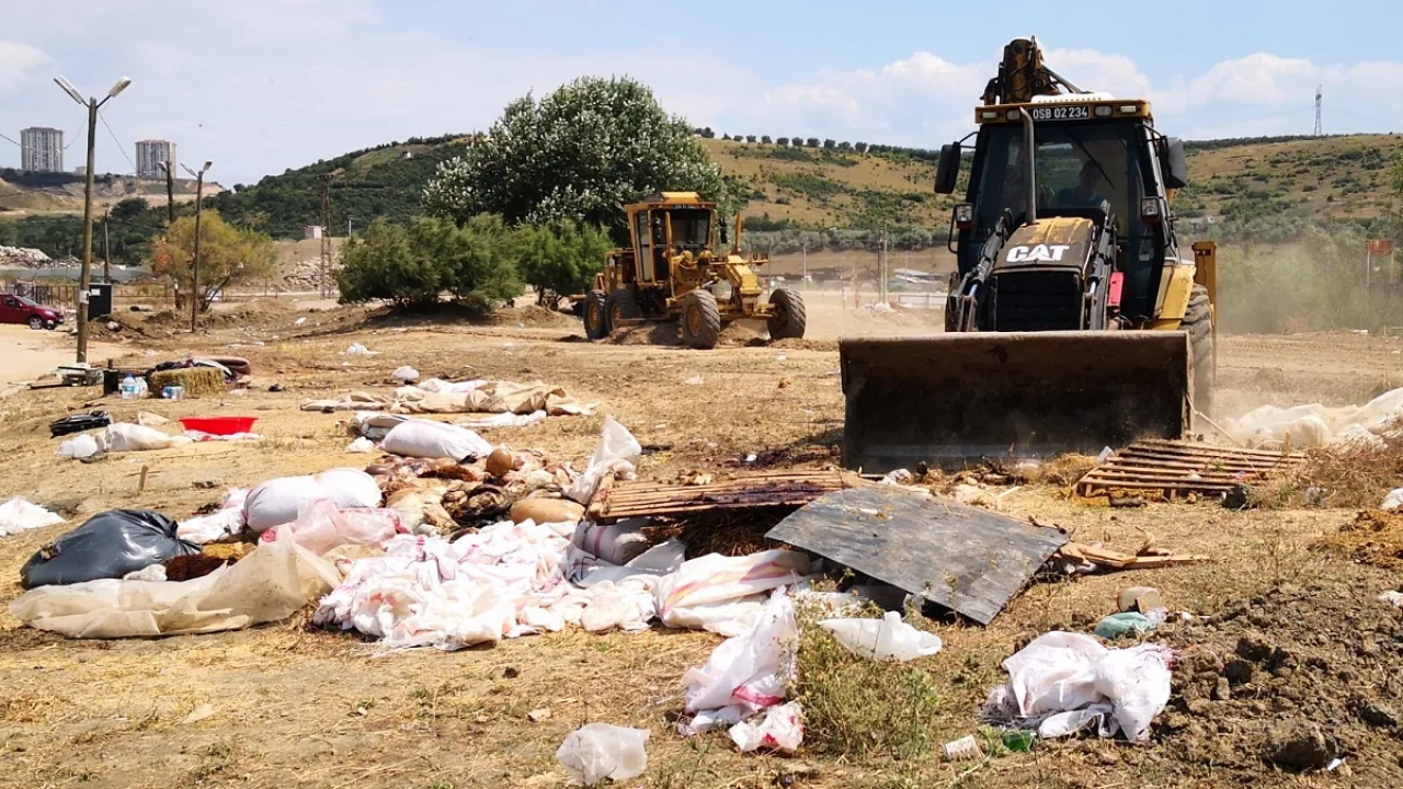 Bursa Osmangazi’de kurban sonrası temizlik