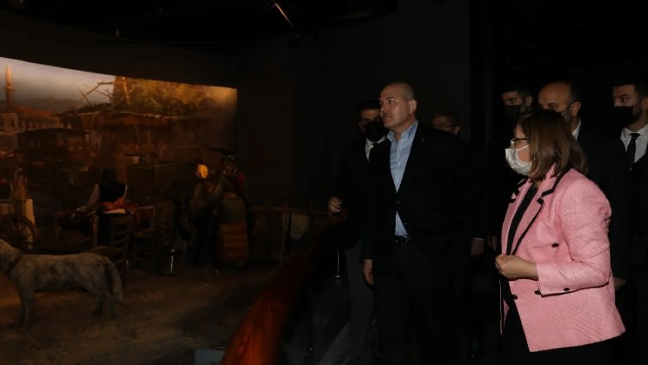 Bakan Soylu'dan Gaziantep'te Kahramanlık Panoraması'na ziyaret -