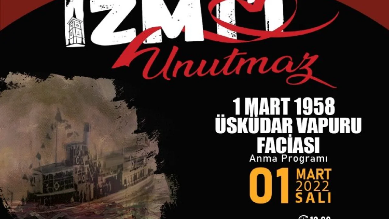 İzmit Belediyesi, 1 Mart Vapur Faciasında hayatını kaybedenleri anacak -