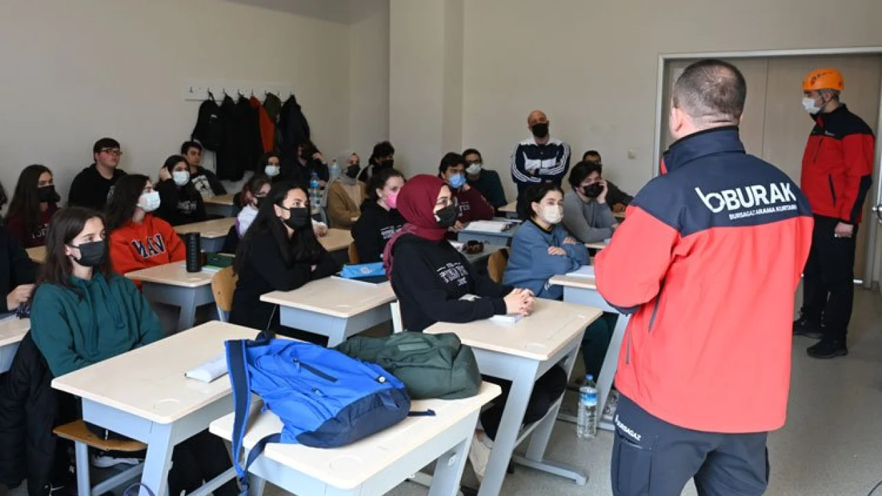 BURAK'tan deprem tatbikatı -