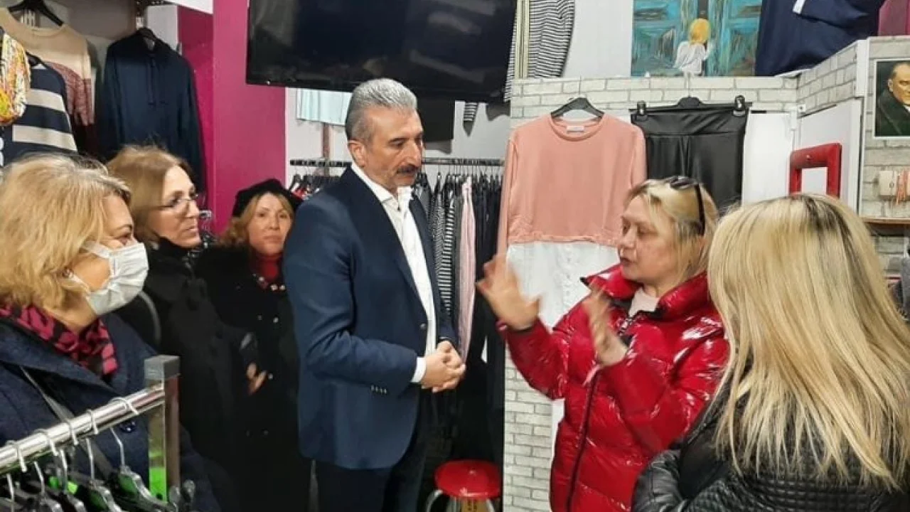 Bursa Yıldırım'da CHP'den esnaf ziyareti -