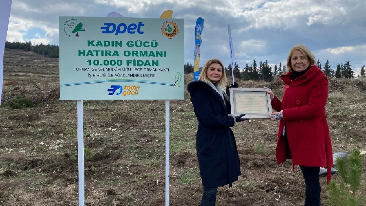 Opet, kadınlarla ormanları yeşertiyor -