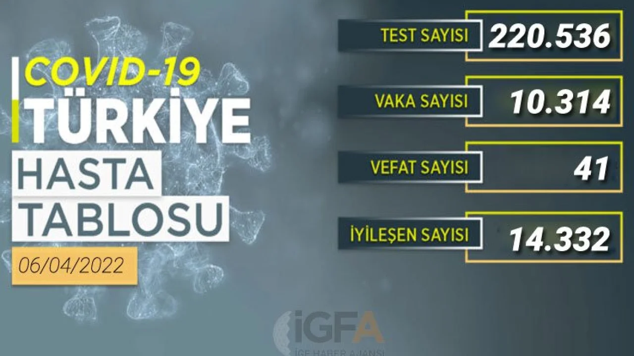 10 bin 314 yeni vaka -