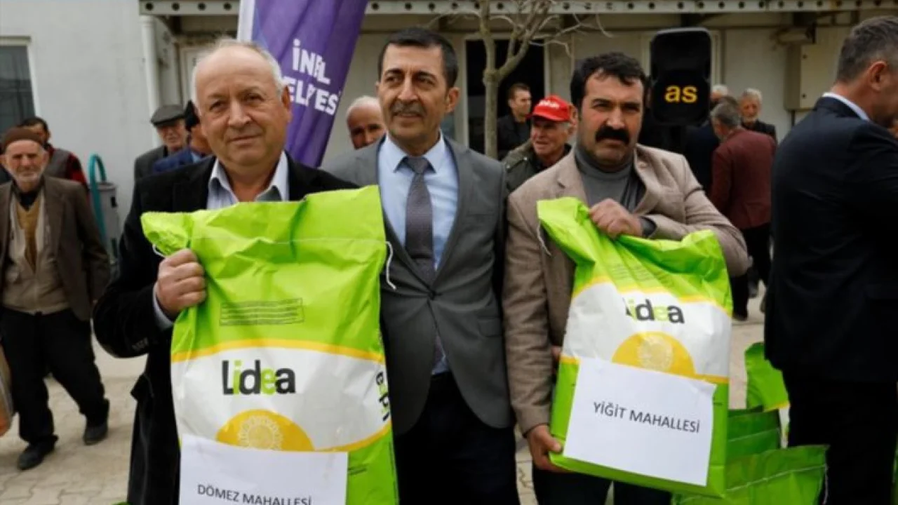 Bursa İnegöl Belediyesi’nden yağlık ayçiçeği üretimine dev destek -