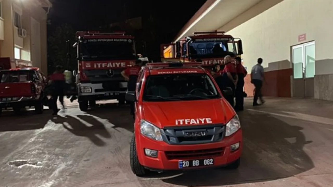 Denizli İtfaiye ekipleri Kütahya’da -