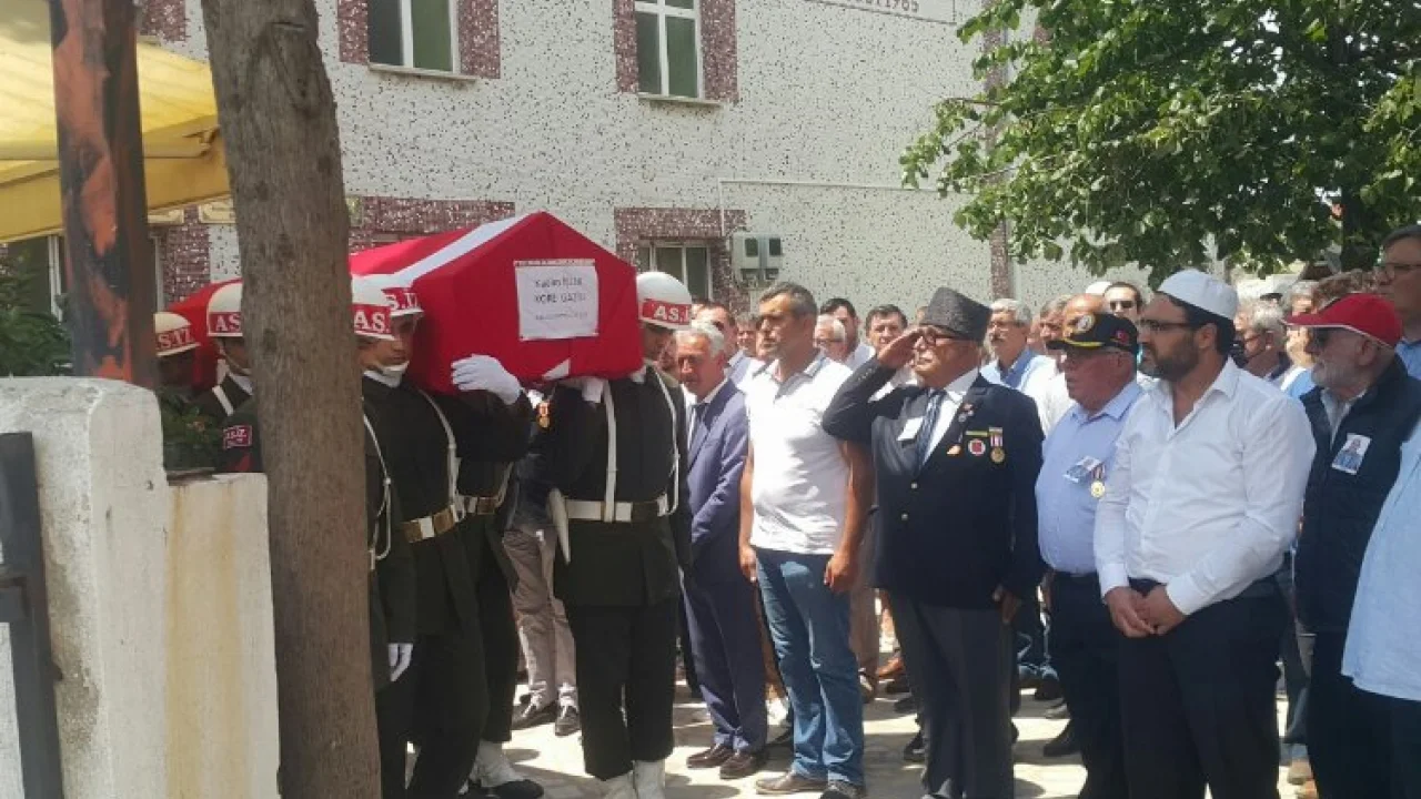 Edirne Keşan'da Kore Gazisi Kadim İşlek için son görev -