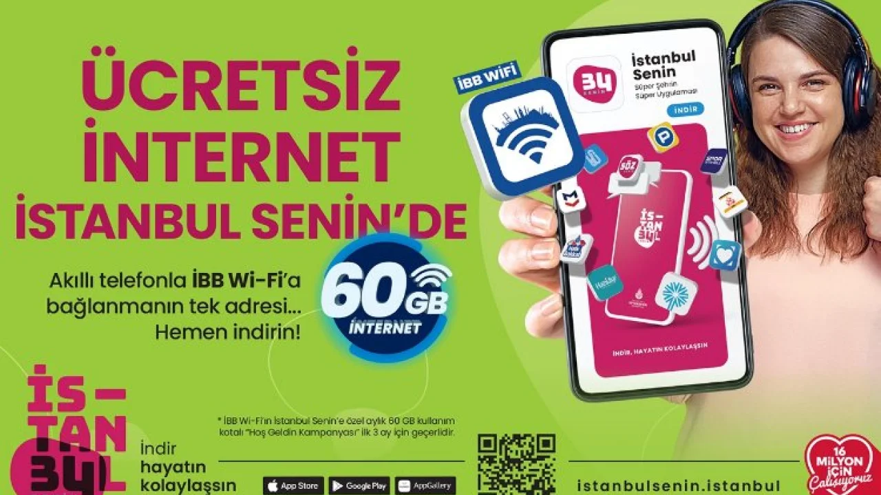 İBB Wi-Fi İstanbul Senin'de -