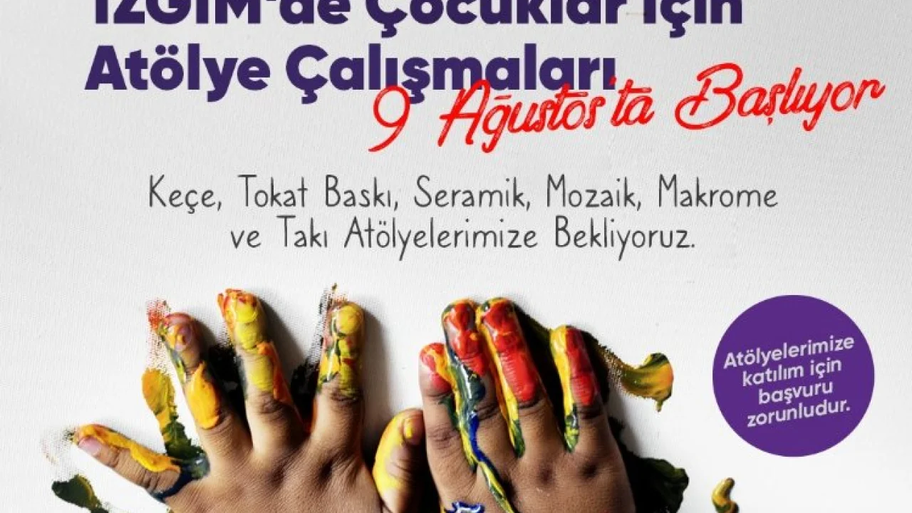 İZGİM’de çocuklara atölye -