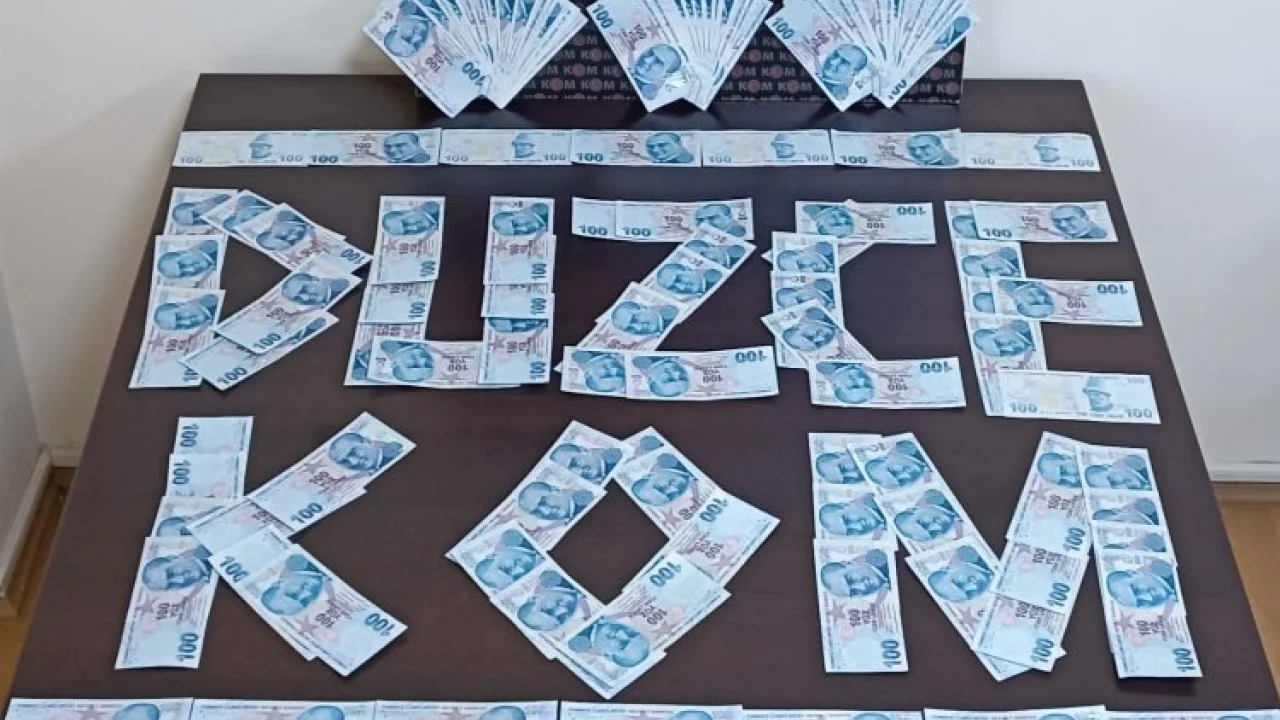 Düzce'de piyasaya sahte para süren kişi tutuklandı -