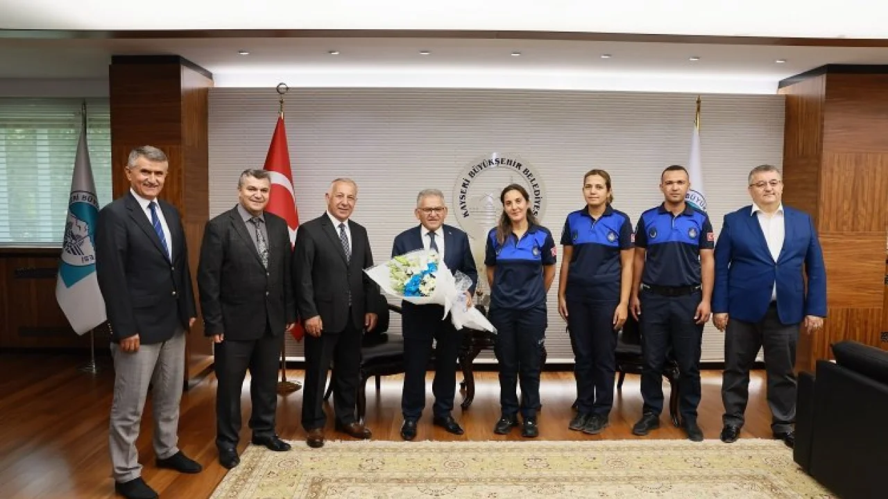 Kayseri zabıtasından Büyükkılıç'a ziyaret -