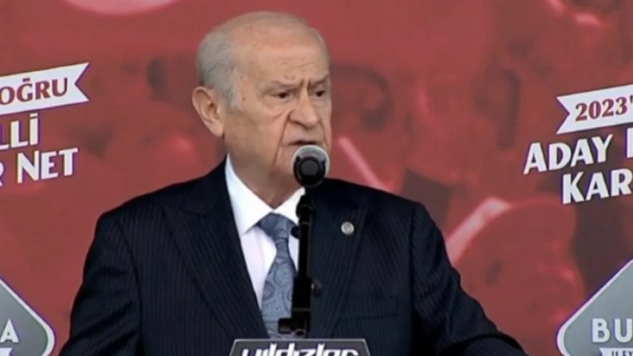 MHP'nin ikinci mitingi Bursa'da yapıldı... Bahçeli: Aynı siperdeyiz, başaramayacaklar! -