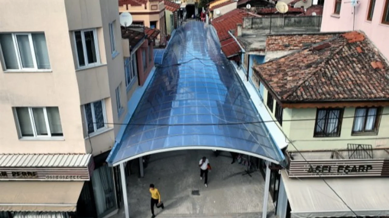 Bursa Yenişehir çarşısına konfor geliyor -