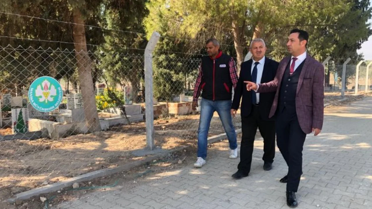 Manisa'da mezarlıkların güvenliği Büyükşehir'le sağlanıyor -