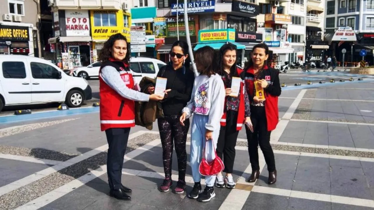 Muğla Marmaris'te 'kadına yönelik şiddeti önleme' operasyonu -