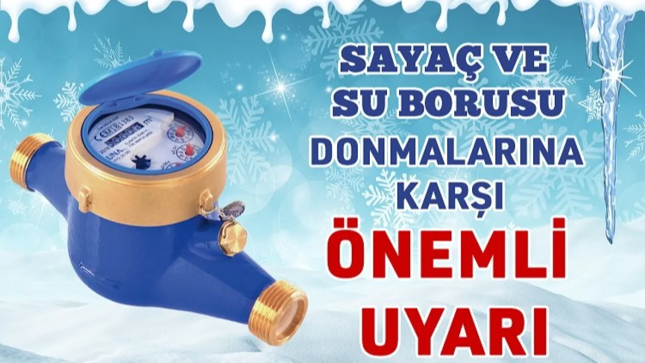 KASKİ'den sayaç uyarısı -