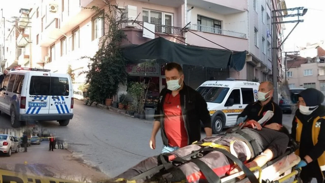 Bursa'da 4. kattan düşen genç adam ağır yaralandı -