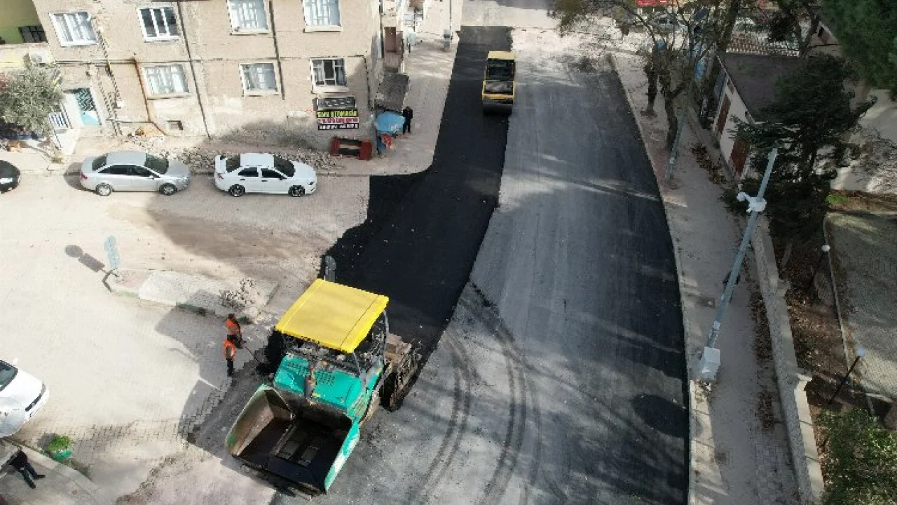Bursa Mustafakemalpaşa’da sıra üstyapıda -