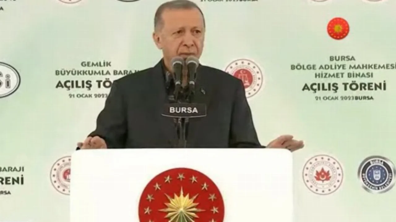 Cumhurbaşkanı Erdoğan: Kuraklığa çare baraj, baraj, baraj -