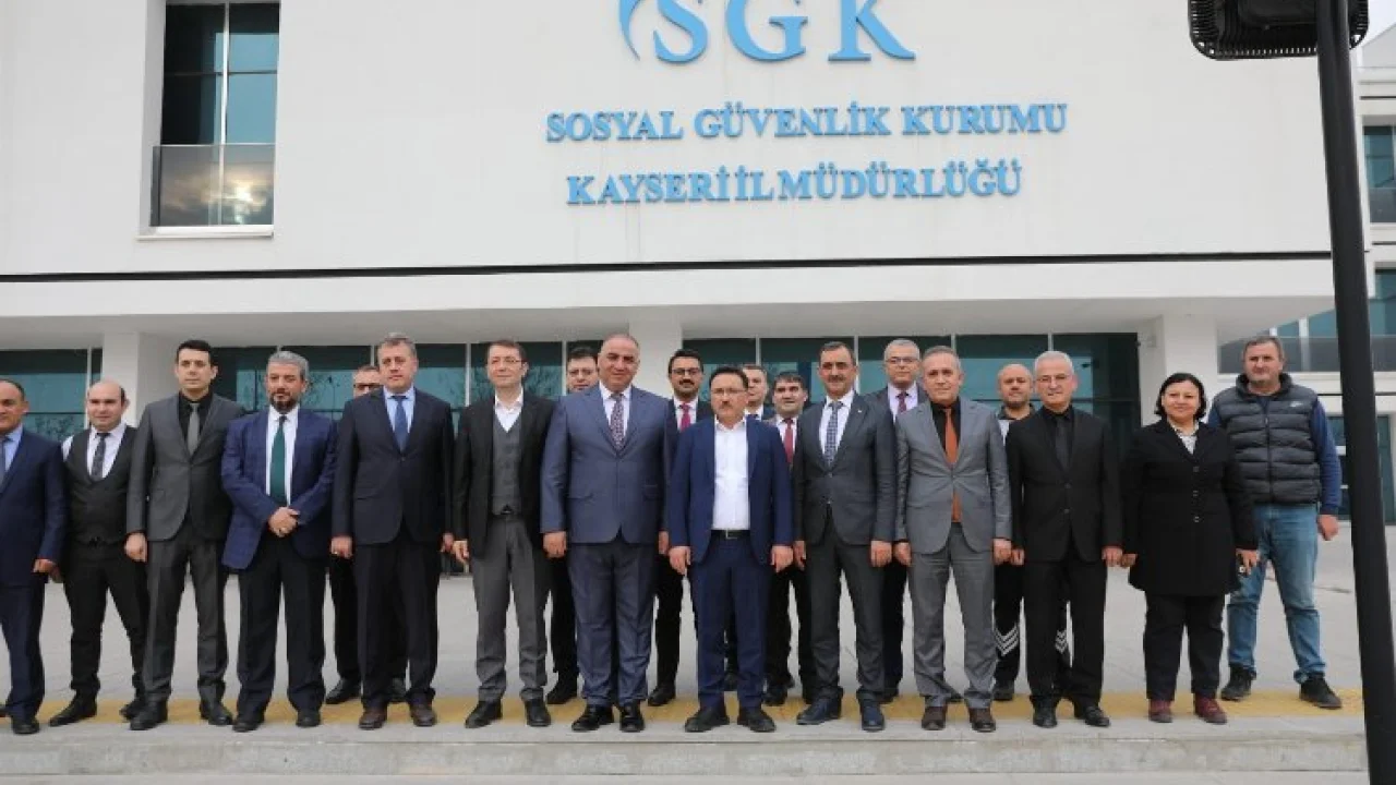 Gökmen Çiçek'ten SGK Kayseri'ye ziyaret -