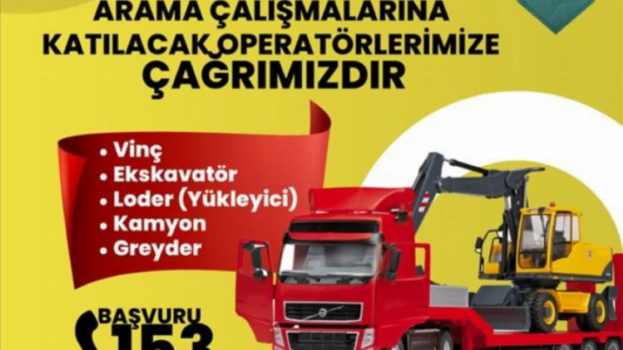 Bursa İnegöl'den operatör ve iş makinesi sahiplerine yardım çağrısı -