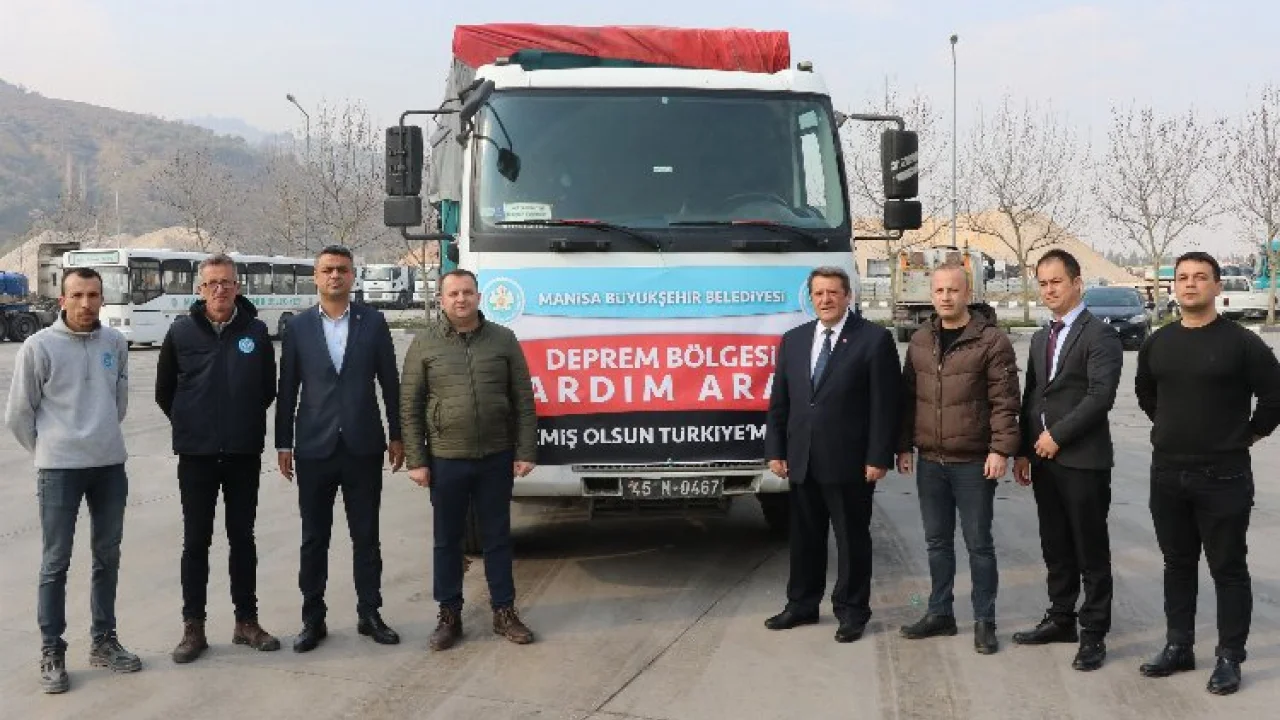 Manisa'dan afetzede çocuklar için yola çıktılar -