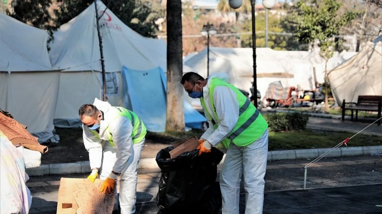 Nevşehir Belediyesi Hatay'ı temizliyor -