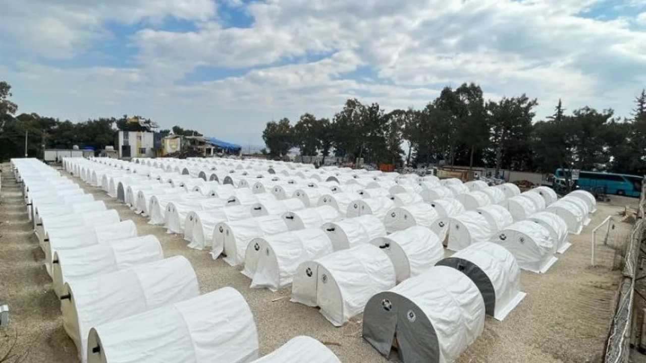 Rize, Kırıkhan'da 'Çadır Kent' kuruyor -