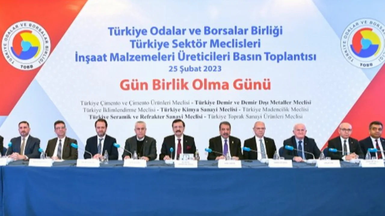 TOBB'dan depremzedelere özel çalışma -