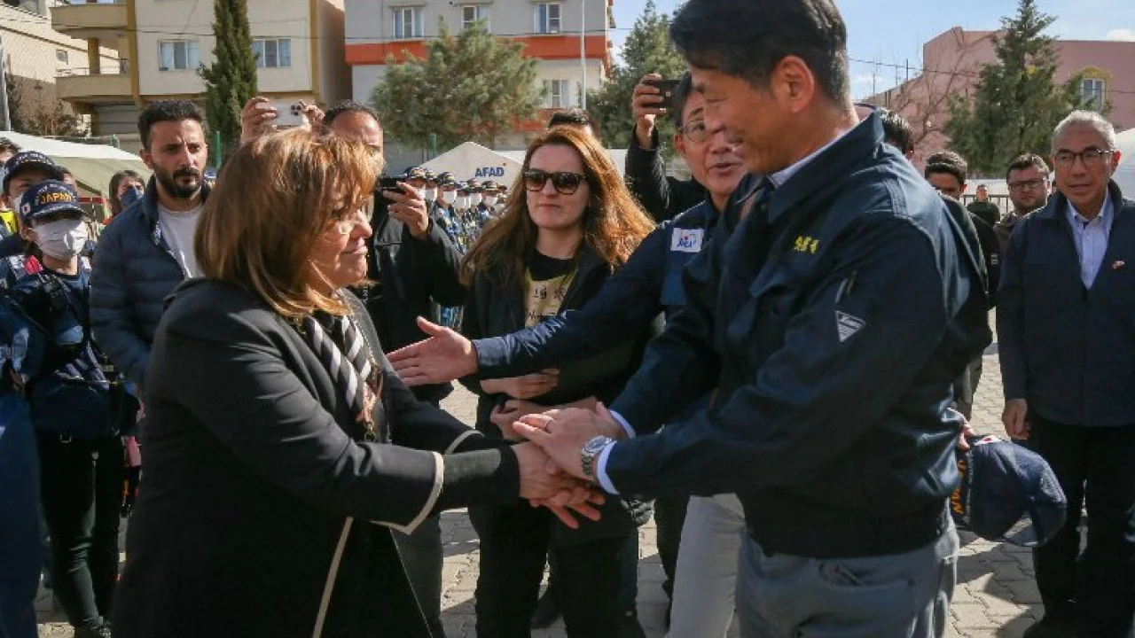 Japonya Dışişleri'nden Gaziantep'in 'sahra'sına ziyaret -