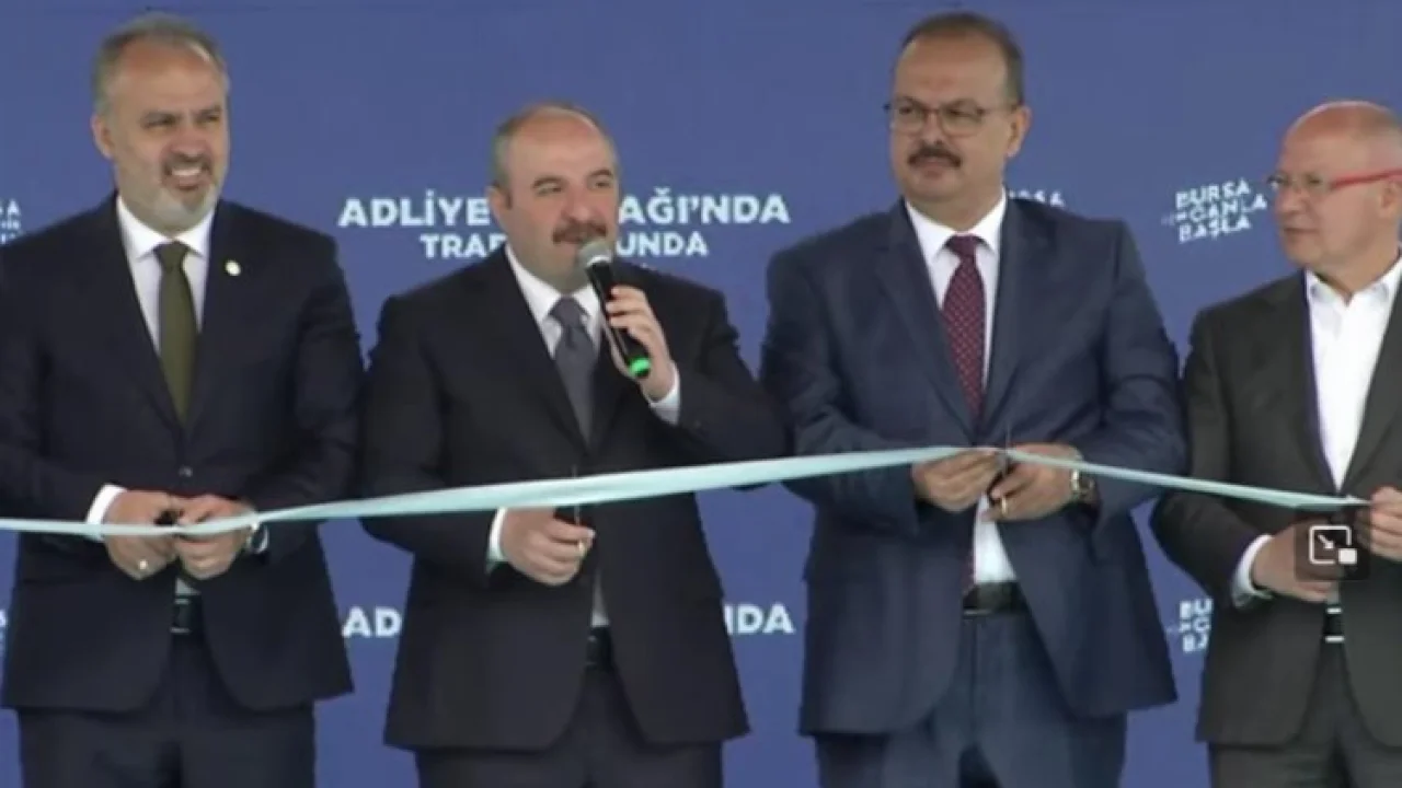 Bursa Osmangazi Adliye Kavşağı törenle hizmete girdi -