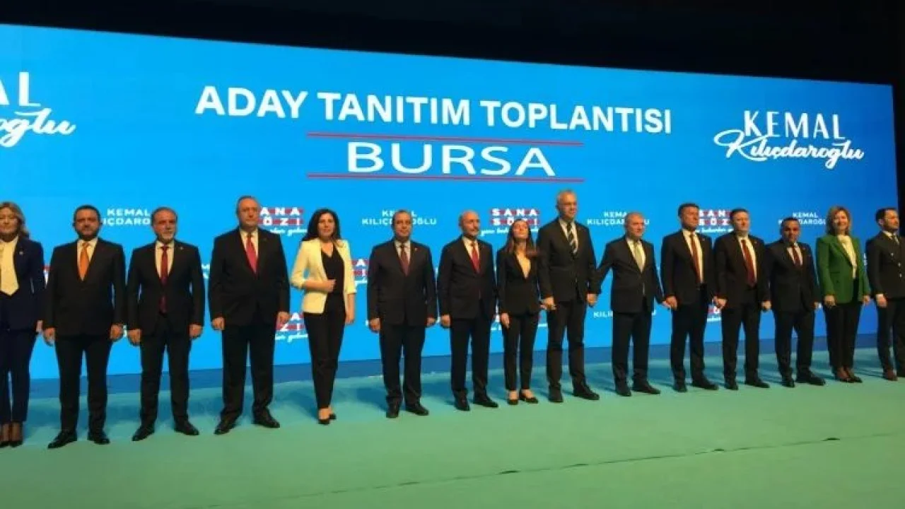 CHP Bursa Milletvekili adayları tanıtıldı -