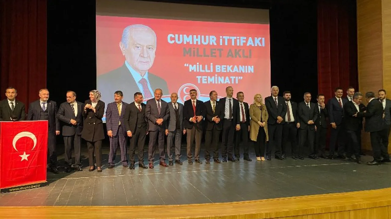 Düzce'de MHP'nin aday adayları tanıtıldı -