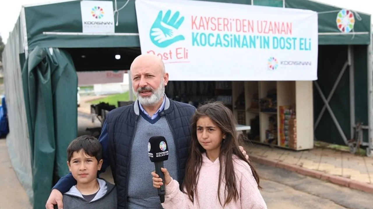 Kayseri Kocasinan'dan depremzedeler için Sosyal Market -