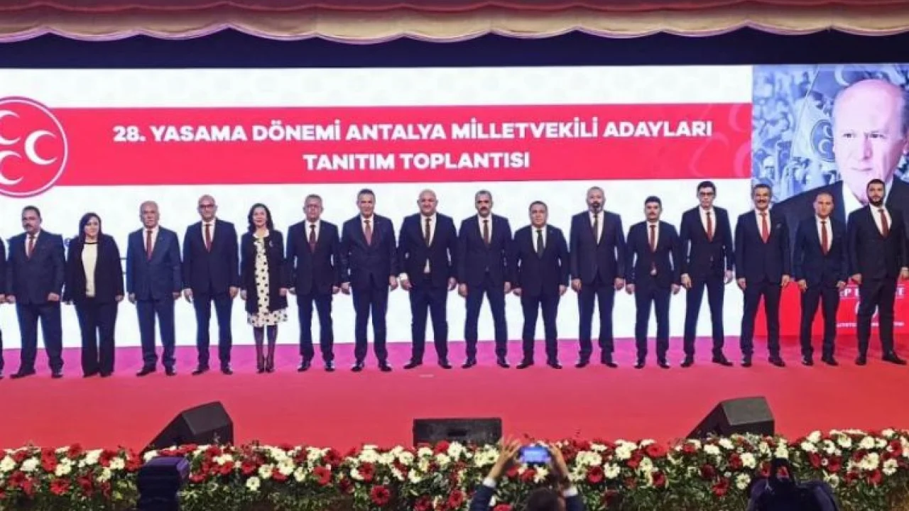 MHP Antalya milletvekili adayları tanıtıldı -