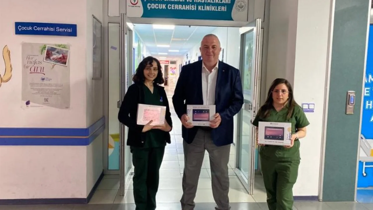 Bolu Rotary Kulübü tedavi gören çocukları unutmadı -