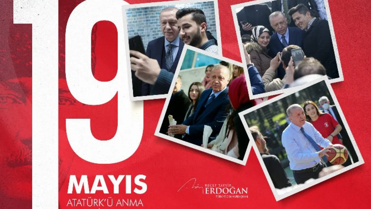Cumhurbaşkanı Erdoğan'dan 19 Mayıs mesajı -