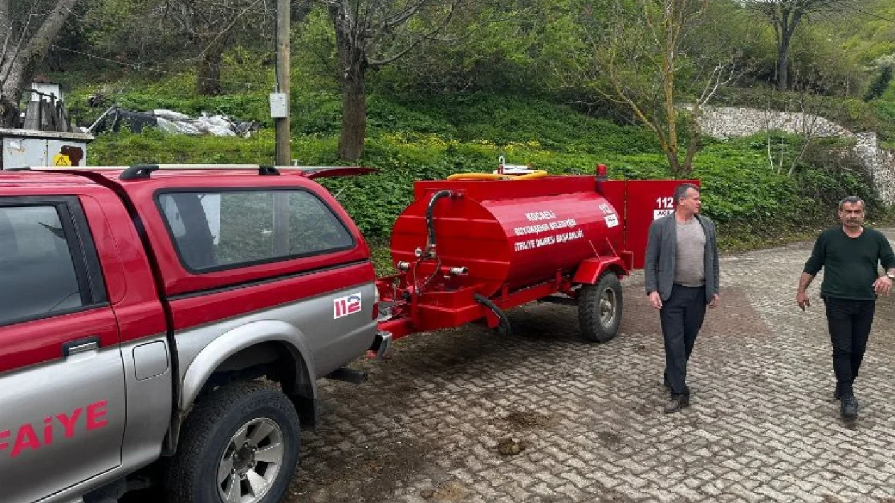 Karamürsel Tahtalı Mahallesi'ne yangın söndürme tankeri -