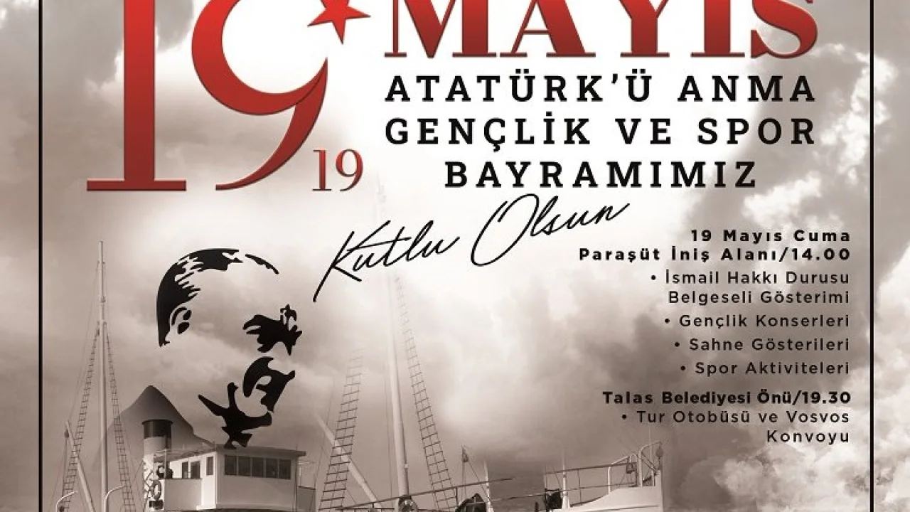 Kayseri Talas'tan 19 Mayıs hazırlığı -