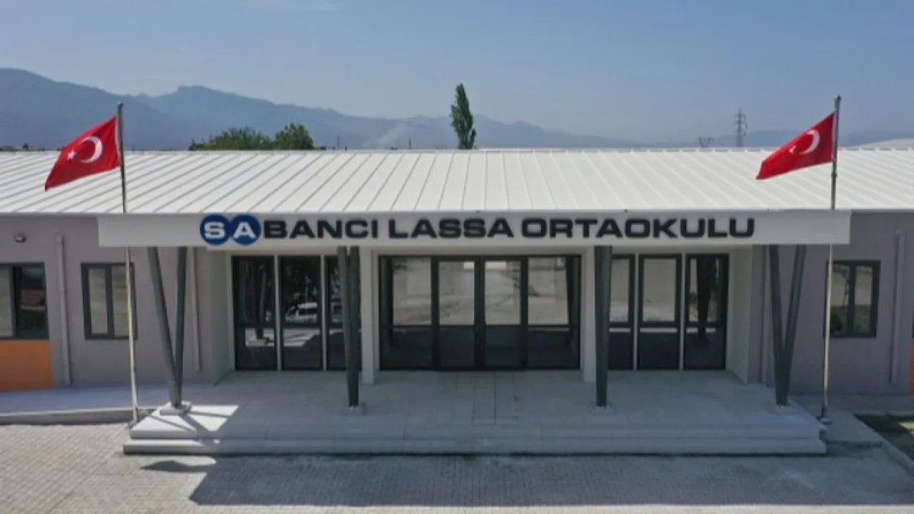 Sabancı Vakfı'ndan Hatay'a rekor okul -