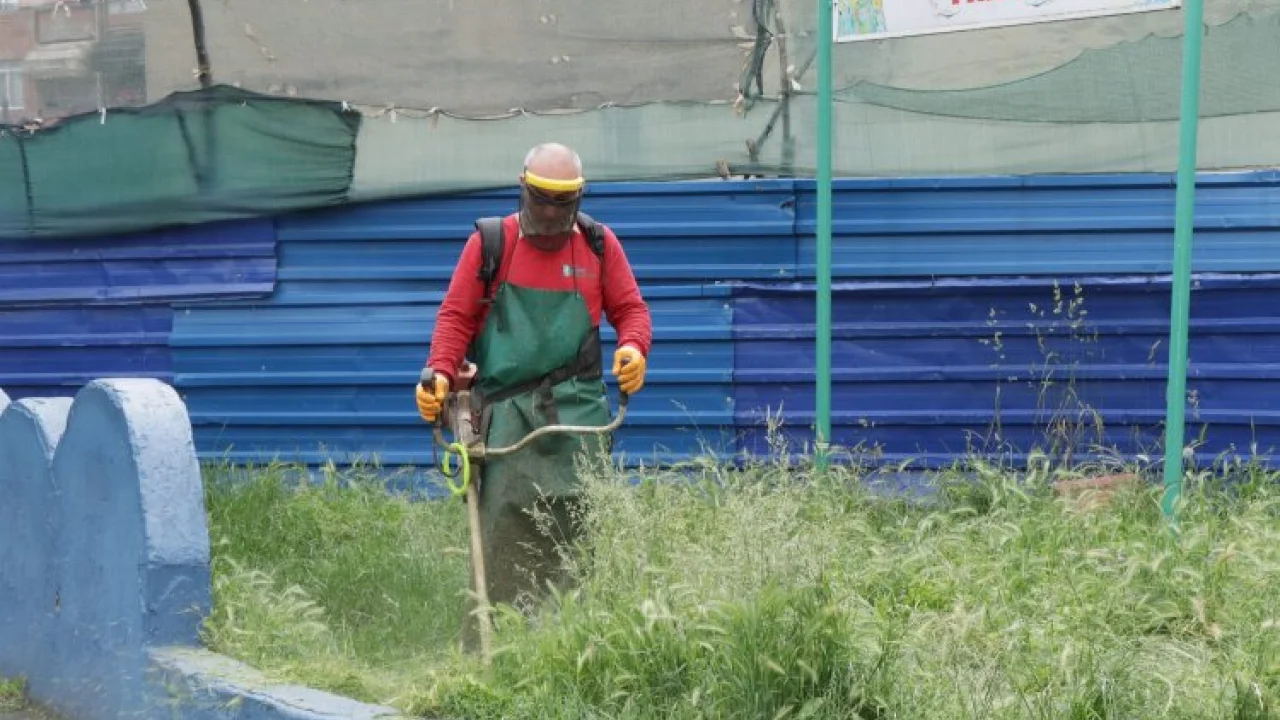 İzmit'te tırpan mesaisi sürüyor -