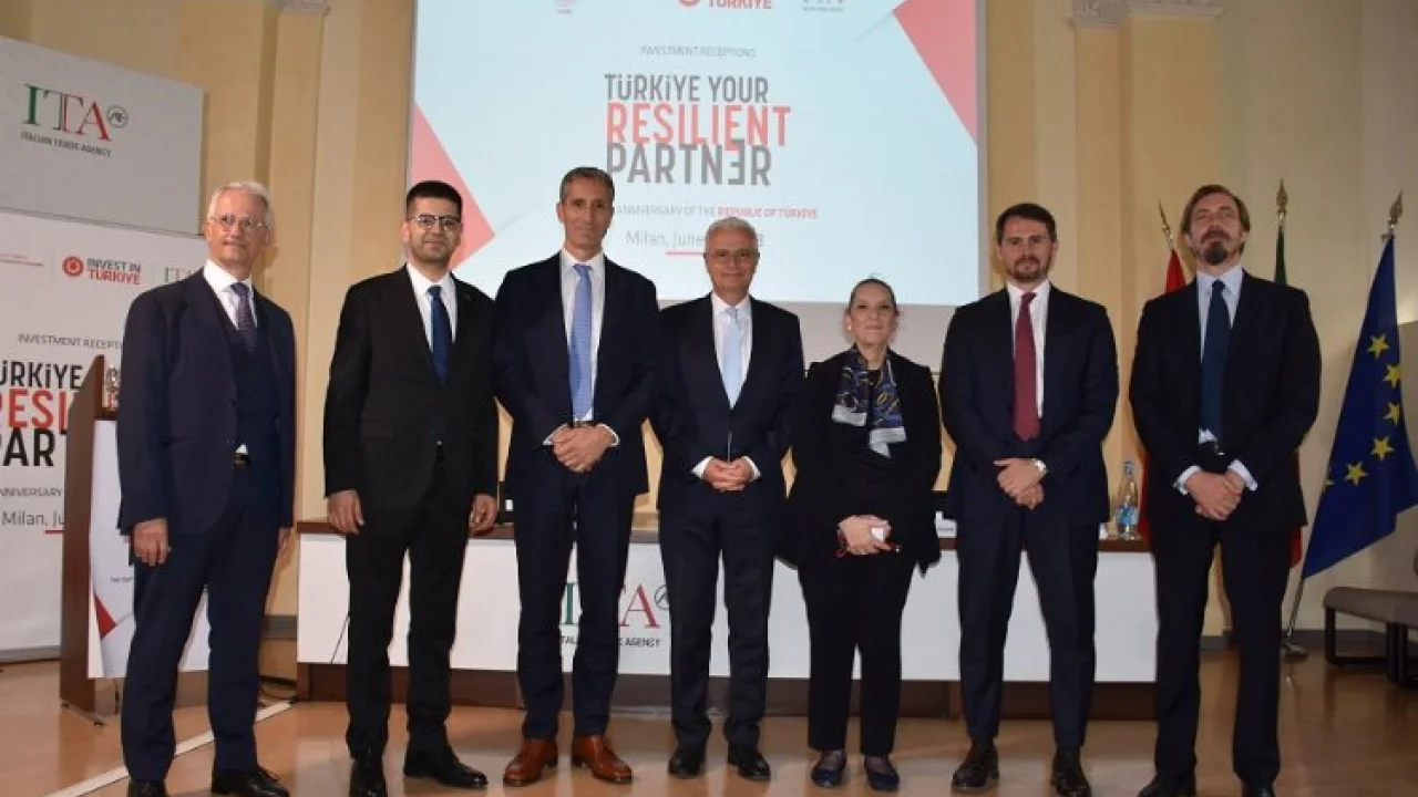 'Türkiye Yüzyılı' yatırım resepsiyonu Milano'da gerçekleştirildi -