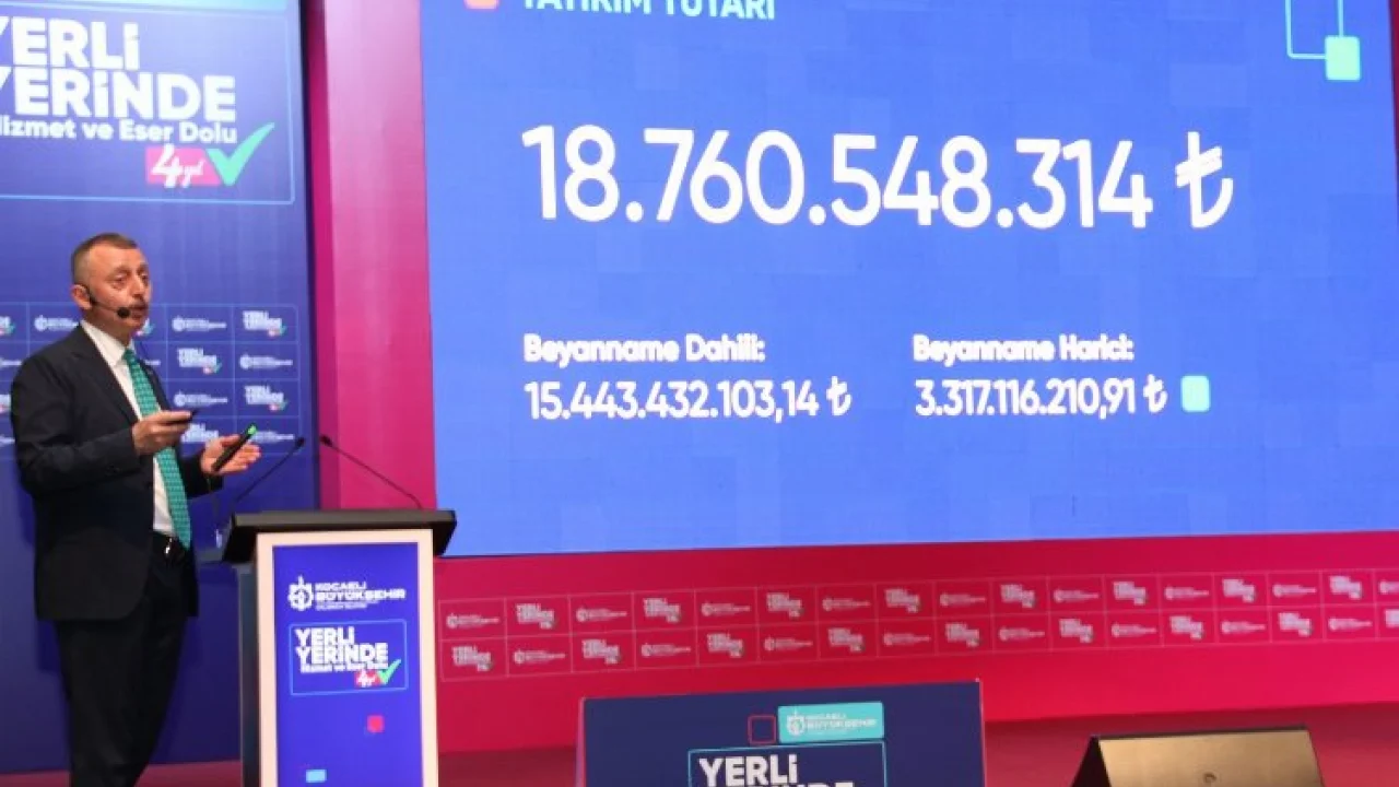 Kocaeli'de 4 yılda 18,7 milyar TL'lik eser -