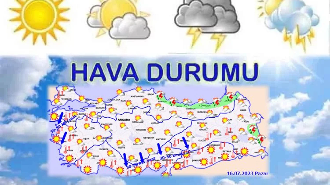 Meteoroloji'den sıcak hava ve yağış uyarısı -
