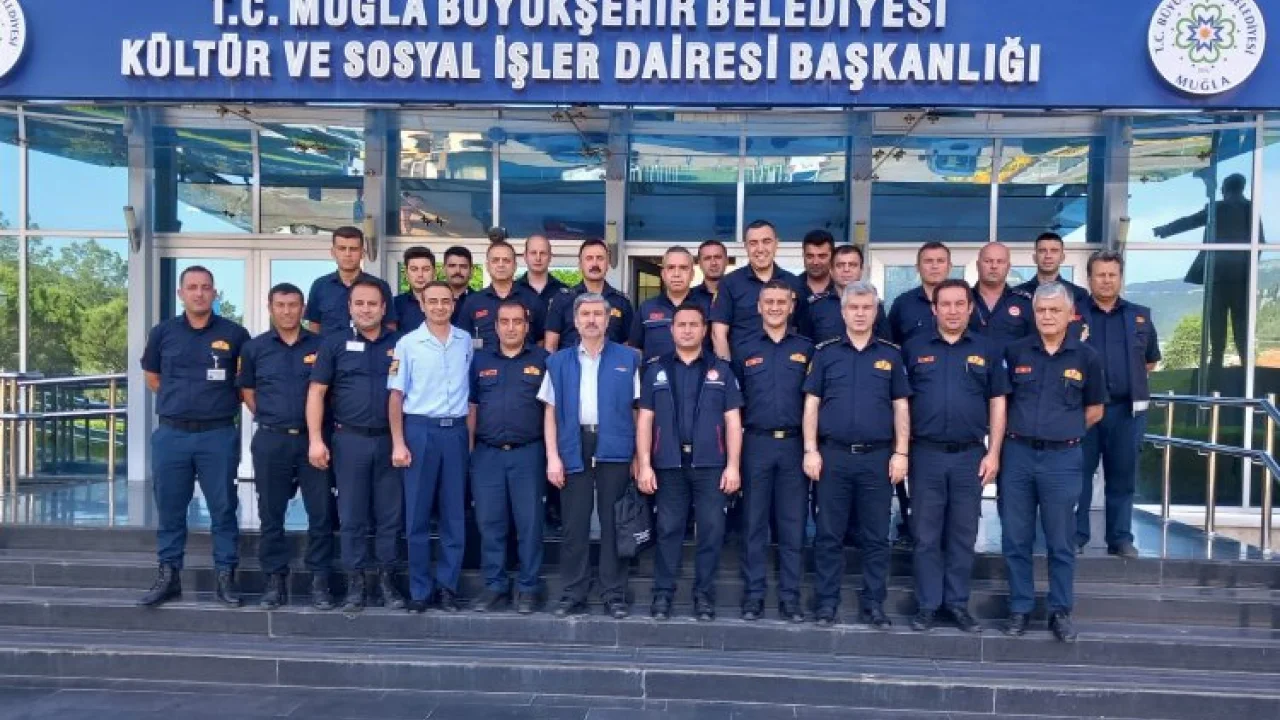 Muğla İtfaiyesi'ne 'olay yeri inceleme' eğitimi -