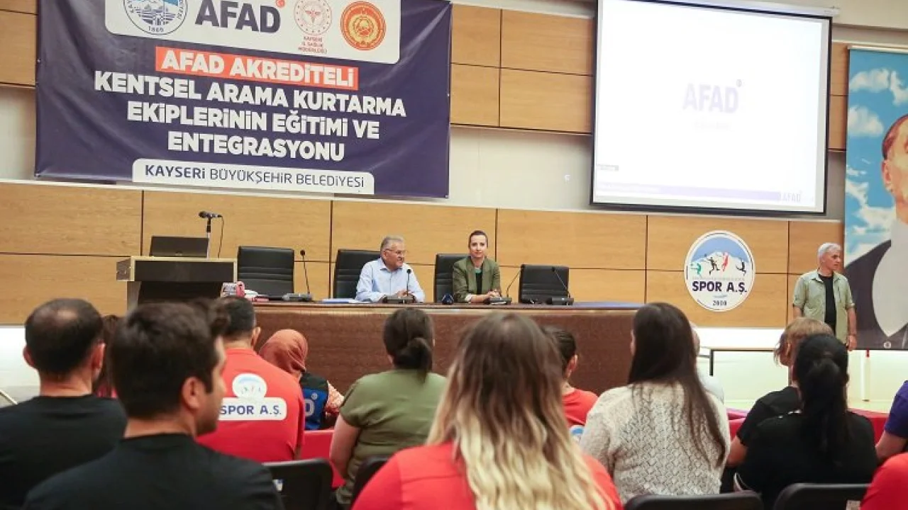 AFAD'dan Kayseri'de eğitim ve seminer -