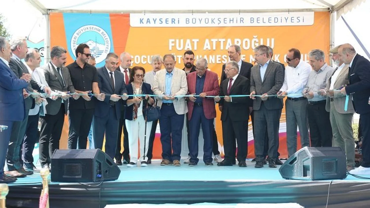 Fuat Attaroğlu Çocuk Kütüphanesi ve Müzik Okulu açıldı -